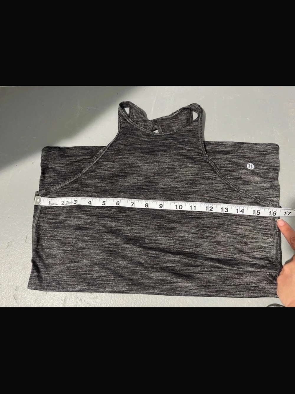 Lululemon Gray Racerback Tank Top - Picture 5 of 6